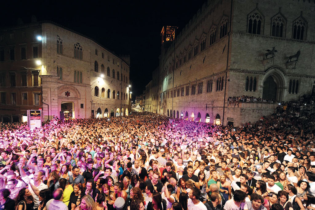 Umbria Jazz Festival crowd