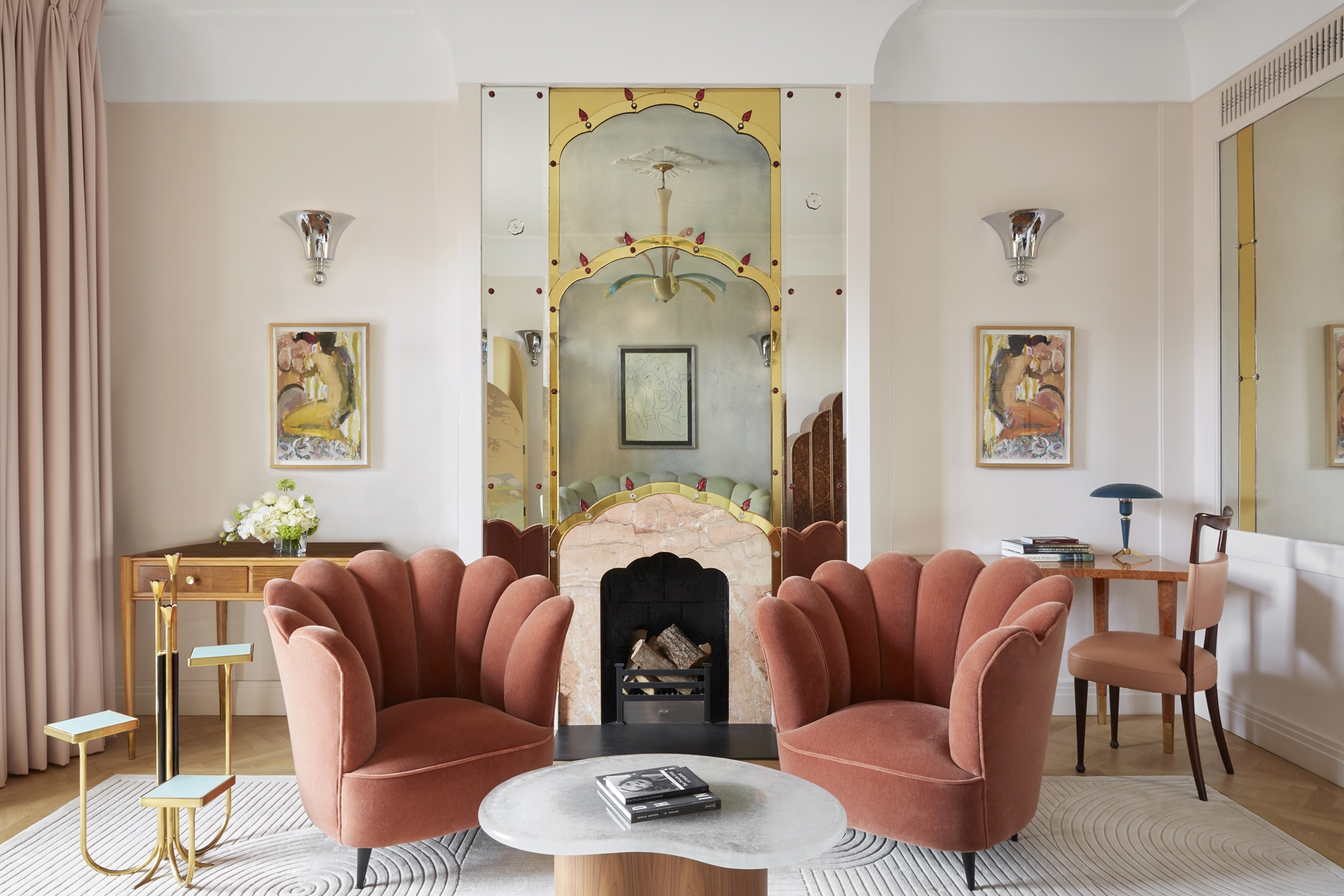 We're In Love With Claridge's New Rose Tinted Look | Interiors