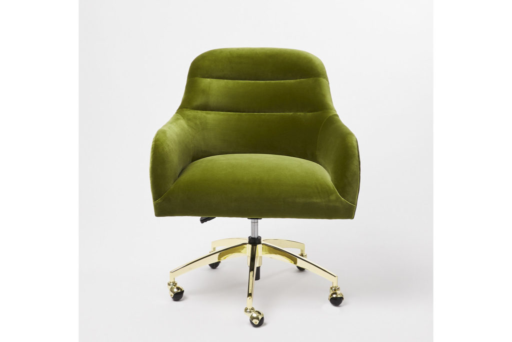 The Best Home Office Chairs Interiors, Green Velvet Office Chair Uk