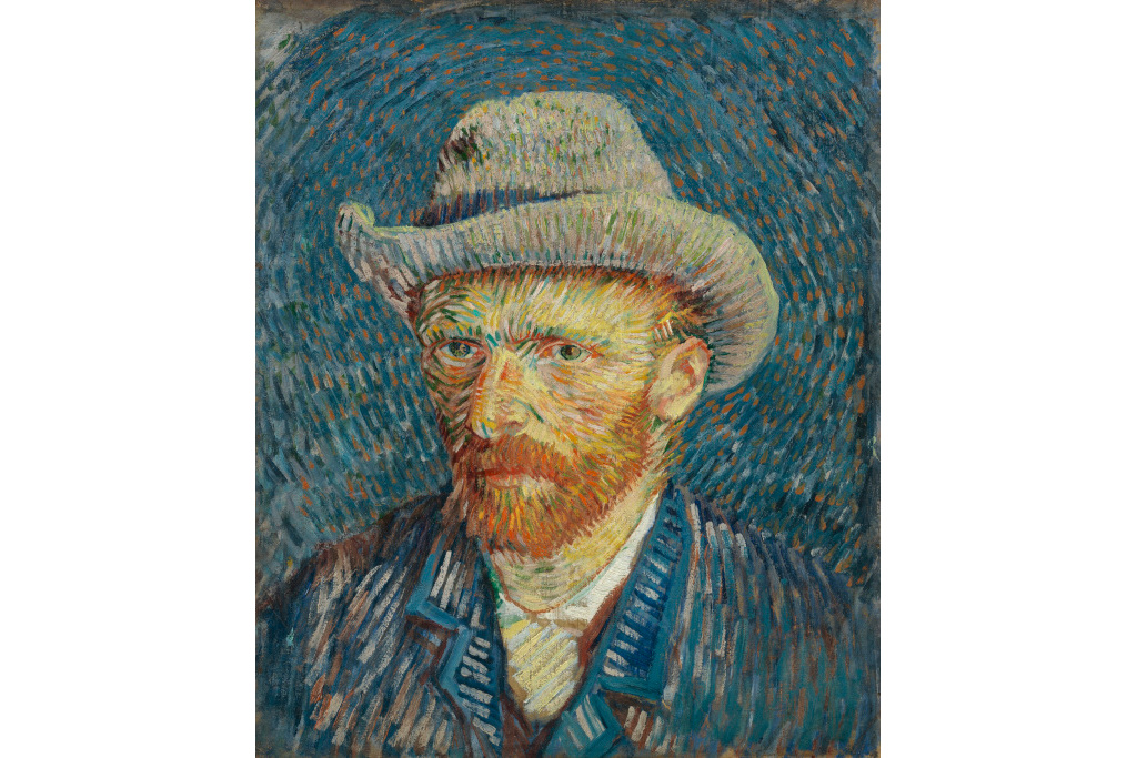 Vincent van Gogh (1853 - 1890), Self-Portrait with Gray Felt Hat, September - October 1887, Van Gogh Museum, Amsterdam (Vincent van Gogh Foundation)
